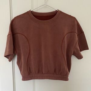 Lululemon softstreme gathered t-shirt